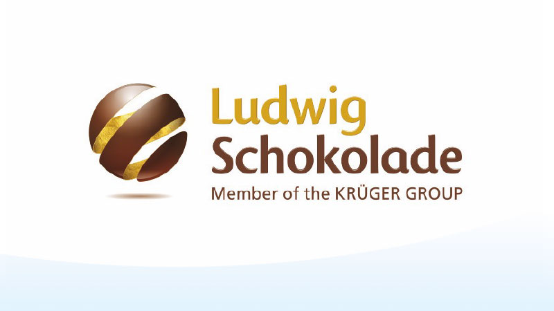 Logo von Ludwig Schokolade als Referenz für digitales Zeitfenstermanagement