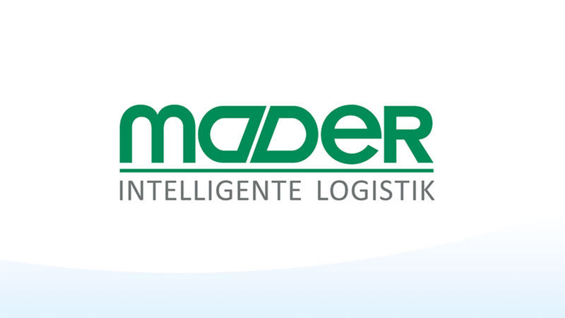 Logo von Mader Logistik als Referenz für Warehouse Management System